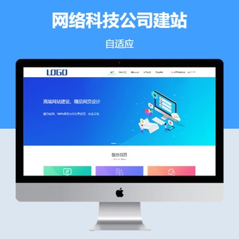 网络科技公司建站模板