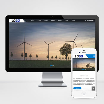 自适应环保企业 全屏滚屏